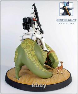 Gentle Giant Star Wars Animated Sandtrooper On Dewback New Sealed Very Rare #23