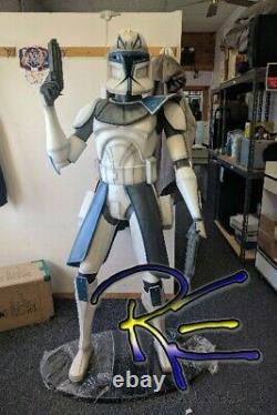 Gentle Giant Star Wars Clone Wars Captain Rex Life Size Monument Rare In Stock