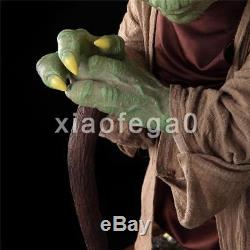 H85CM 12Kgs Star Wars Fan Character 1/1 Life Size Master Yoda Lively Statue USA