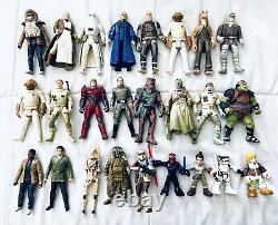 HUGE LOT of Star Wars Toys Action Figures 25-Figure Collection Luke Skywalker