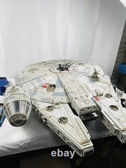 Hasbro Star Wars 2008 Legacy Collection Millennium Falcon HUGE Works- Incomplete