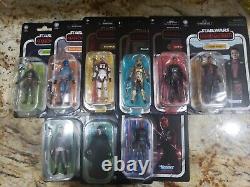 Hasbro Star Wars Vintage Collection Lot Of 9 Action Figures
