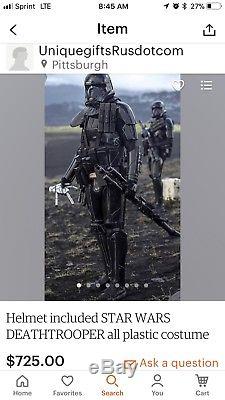 Helmet Included Star Wars Deathtrooper Movie Costume Armor First Order Cosplay