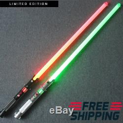Hot Star Wars Lightsaber Replica Force FX Heavy Dueling Crystal Metal Handle