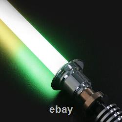 Hot Star Wars Luke Skywalker Lightsaber Silver Metal 16 Colors RGB Light Replica