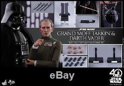 Hot Toys Star Wars 1/6th Grand Moff Tarkin & Darth Vader Collectible Set MMS434
