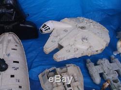 Huge Original Star Wars Collection Action Figure Vehicle Case Lot Kenner ESB VTG