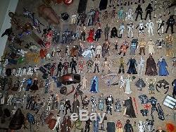 Huge Star Wars Action Figure Lot Collection of over 400 Figures + Vehicles