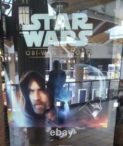 Huge Star wars window cling! OBIWAN VS. DARTH VADER