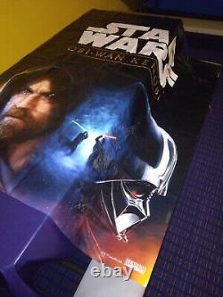 Huge Star wars window cling! OBIWAN VS. DARTH VADER