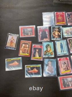 Hundreds of Vintage 1970's 1980's Star Wars Cards, Non Complete Sets