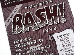 ILM VFX Crew LUCASFILM HALLOWEEN PARTY Invitation EXTREMELY RARE FIND