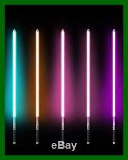 Kybers RGB 11 Colors Changeable Lightsaber Metal Aluminum Hilt Light S 3Cm 100Cm