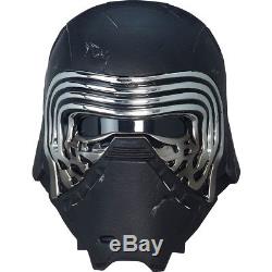 Kylo Ren Star Wars Force Awakens Black Series Voice Changer Helmet Mask Cosplay