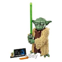 LEGO Star Wars 75255 Yoda Building Model and Collectible Minifigure, 1771 Pieces