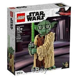 LEGO Star Wars 75255 Yoda Building Model and Collectible Minifigure, 1771 Pieces