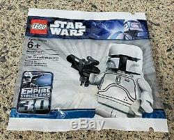 LEGO Star Wars White Boba Fett Minifig 30th Avsy, Darth Revan, Chrome ST, TC-14