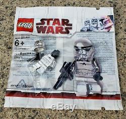 LEGO Star Wars White Boba Fett Minifig 30th Avsy, Darth Revan, Chrome ST, TC-14