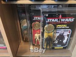 Large Star Wars Collection 1977 through 1985. All Original, Carded figures POTF