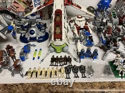 Lego Star Wars Clone Wars HUGE Collection, Republic Gunship, AT-TE, Cruiser, etc