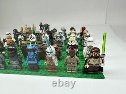 Lego star Wars minifigure Collection Lot of 50 Figurines Rebel Clone Storm Jedi