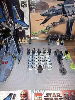 Lego star wars collection lot With Boxes