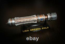 Leia Organa Solo lightsabers with stand Star Wars IX Rise of Skywalker