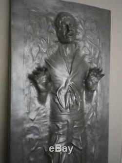 Life Full Size Han Solo In Carbonite Prop Statue Star Wars 11