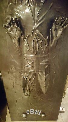 Life Full Size Han Solo In Carbonite The Thaw Prop Statue Star Wars