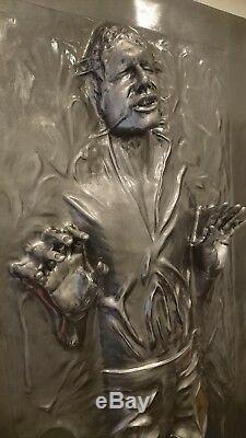 Life Full Size Han Solo In Carbonite The Thaw Prop Statue Star Wars 11