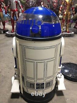 Life Size Star Wars R2D2 Cooler 11 With Optional Top and Original Paperwork