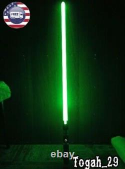 Lightsaber RGB Force FX Heavy Dueling Rechargable Metal Handle Jedi Light Saber