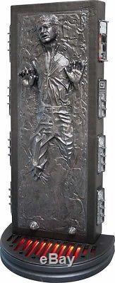 Limited Edition Life Size Star Wars Han Solo In Carbonite Statue with Lights