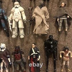 Lot of 30 Star Wars Action Figures Mostly Hasbro Vintage Collection