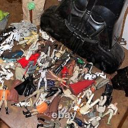 Lot of Vintage Star Wars Action Figures! Kenner Vader Yoda Power of the Force