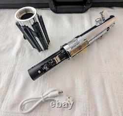 Luke Skywalker Light Saber replica from Star Wars New Hope with case and EXTRAS