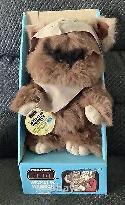 MINT VINTAGE Wicket The Ewok Plush Star Wars Return of the Jedi #99410