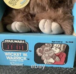 MINT VINTAGE Wicket The Ewok Plush Star Wars Return of the Jedi #99410