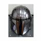 Mandalorian 18 Guage Steel Medieval Star Wars Helmet Replica With Chin Strap