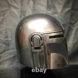 Mandalorian Steel Helmet STAR-WARS Cosplay Prop Movie Helmet Replica Role Plays