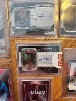 Massive Star Wars Autograph And Memorabilia Numbered Relic Lot