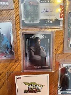 Massive Star Wars Autograph And Memorabilia Numbered Relic Lot