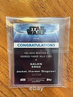Massive Star Wars Autograph And Memorabilia Numbered Relic Lot