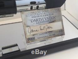 Master Replicas Darth Vader Lightsaber Double Signature Edition Star Wars