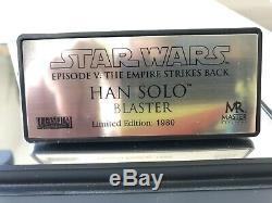 Master Replicas Han Solo Blaster 11 Episode 5 Empire Strikes Back SW-134 #1980