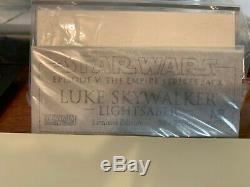 Master Replicas Luke Skywalker Lightsaber ESB LE SW-110 Plaque#59/2500