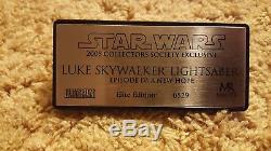 Master Replicas Luke Skywalker Lightsaber Star Wars ANH Elite Edition