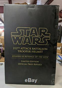 Master Replicas Star Wars Episode III 212th Attack Battalion Trooper Prop Helmet