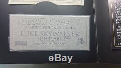 Master Replicas Star Wars Rotj Luke Skywalker Lightsaber 11 Sw-102 Prototype