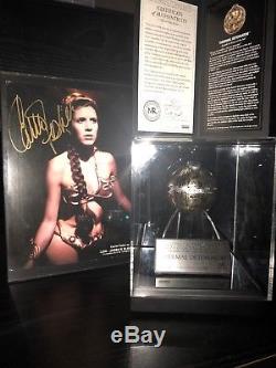 Master Replicas Star Wars Thermal Detonator with Carrie Fisher Autograph